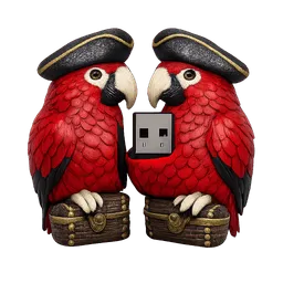 Transparent PNG of the GTA V item usb_crafted_by_2_parrt_in_red