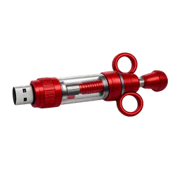 Transparent PNG of the GTA V item usb_injector_crafted_by_part_1_2_in_red