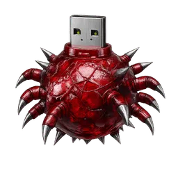 Transparent PNG of the GTA V item usb_virus_crafted_by_part_1_2_in_red