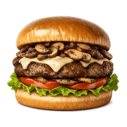 Transparent PNG of the GTA V item vegan_mushroom_burger_burgershot