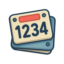 Transparent PNG of the GTA V item vehicle_license_plates