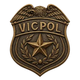 Transparent PNG of the GTA V item vicpol_bagde