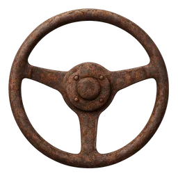 Transparent PNG of the GTA V item volante_de_coche_desgastado_postapocaliptico_oxido