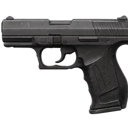 Transparent PNG of the GTA V item wallter_p99_realistic_weapon_pistol