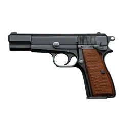 Transparent PNG of the GTA V item weapon_browning_hi_power