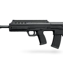 Transparent PNG of the GTA V item weapon_bullpuprifle_mk2_for_gta_realistic_and_with_gta_modell