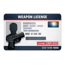 Transparent PNG of the GTA V item weapon_license_1