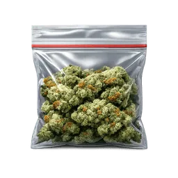 Transparent PNG of the GTA V item weed_bag_1