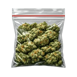 Transparent PNG of the GTA V item weed_bag_2