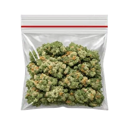 Transparent PNG of the GTA V item weed_baggy