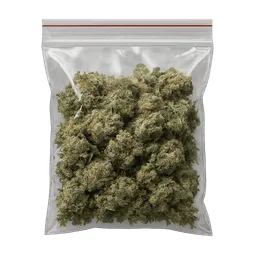 Transparent PNG of the GTA V item weed_baggy_1