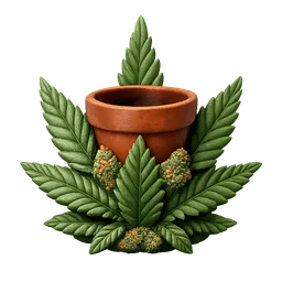 Transparent PNG of the GTA V item weedblumentopf