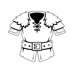 Transparent PNG of the GTA V item white_icon_flat_2d_for_shirt_item_slot