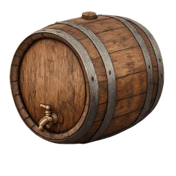 Transparent PNG of the GTA V item wine_barrel_1