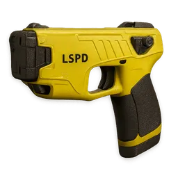 Transparent PNG of the GTA V item yellow_lspd_tazer