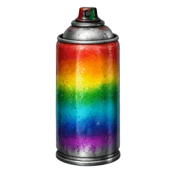 Transparent PNG of the GTA V item ykta_full_rbow_spray_ex_tico_ykta_full_rainbow
