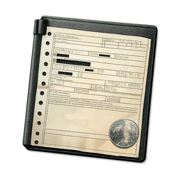 Transparent PNG of the GTA V item zulassungsnachweis