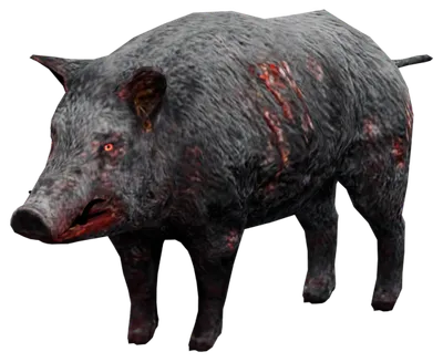 Transparent PNG of the GTA V ped a_c_boar_02