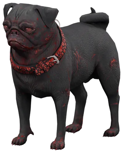 Transparent PNG of the GTA V ped a_c_pug_02