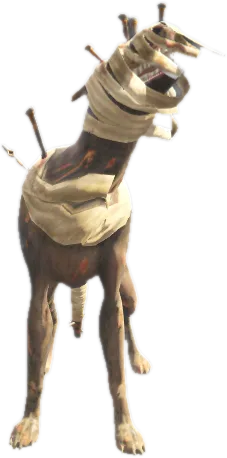 Transparent PNG of the GTA V ped a_c_zombie_dog