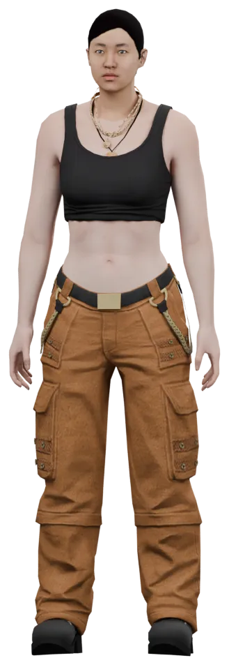 Transparent PNG of the GTA V ped a_f_m_genstreet_01