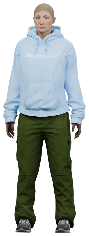 Transparent PNG of the GTA V ped a_f_y_carclub_01