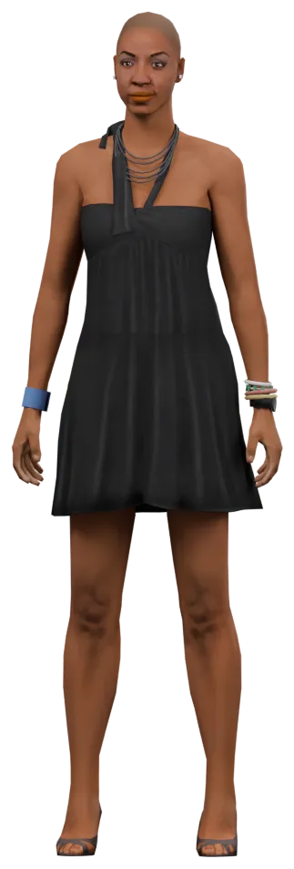 Transparent PNG of the GTA V ped a_f_y_clubcust_04