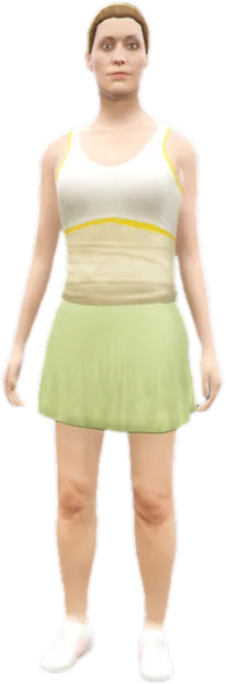 Transparent PNG of the GTA V ped a_f_y_golfer_01
