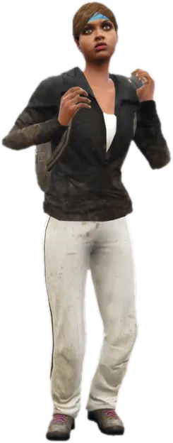 Transparent PNG of the GTA V ped a_f_y_hiker_01