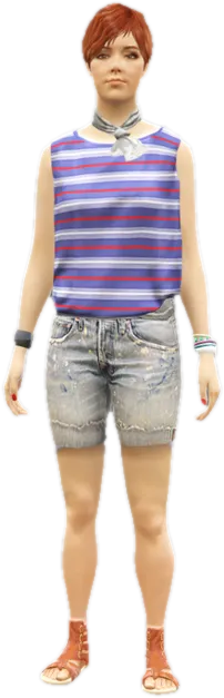 Transparent PNG of the GTA V ped a_f_y_hipster_01