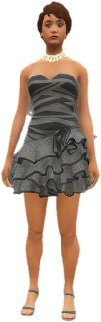 Transparent PNG of the GTA V ped a_f_y_smartcaspat_01