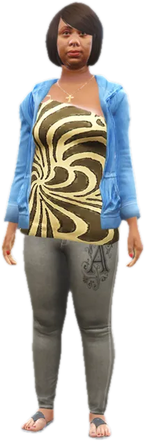 Transparent PNG of the GTA V ped a_f_y_soucent_01