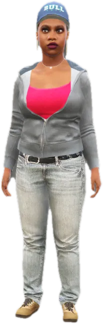 Transparent PNG of the GTA V ped a_f_y_soucent_02