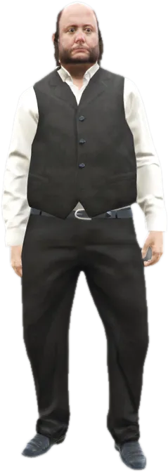 Transparent PNG of the GTA V ped a_m_m_hasjew_01