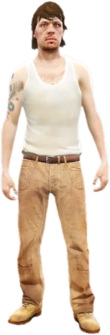 Transparent PNG of the GTA V ped a_m_m_hillbilly_02