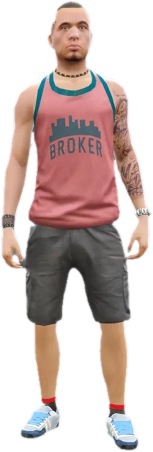 Transparent PNG of the GTA V ped a_m_y_beach_01