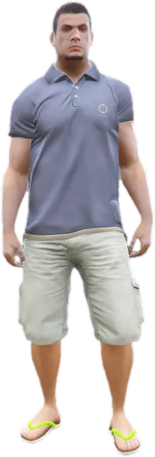 Transparent PNG of the GTA V ped a_m_y_beach_03