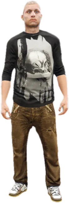 Transparent PNG of the GTA V ped a_m_y_eastsa_02