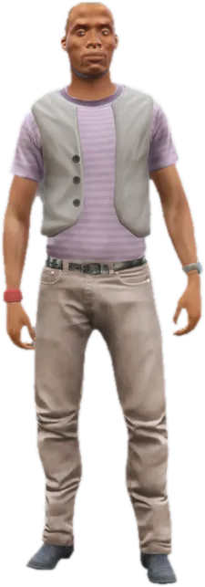 Transparent PNG of the GTA V ped a_m_y_gay_01