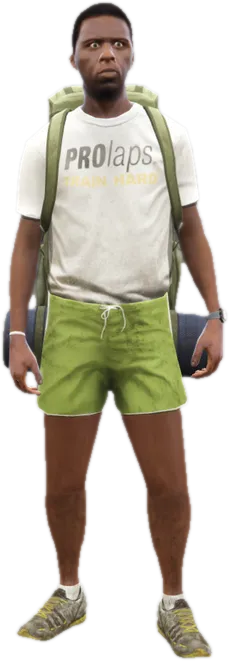 Transparent PNG of the GTA V ped a_m_y_hiker_01