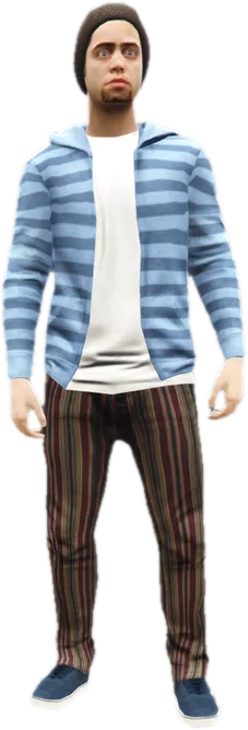 Transparent PNG of the GTA V ped a_m_y_hipster_02