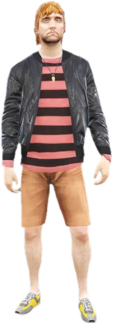 Transparent PNG of the GTA V ped a_m_y_hipster_03