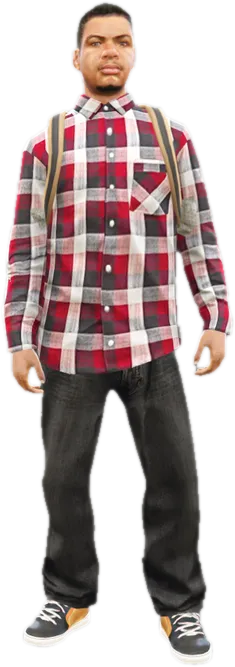 Transparent PNG of the GTA V ped a_m_y_skater_02