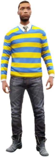 Transparent PNG of the GTA V ped a_m_y_soucent_04