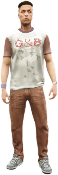 Transparent PNG of the GTA V ped a_m_y_stlat_01