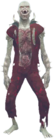 Transparent PNG of the GTA V ped amp_badasszombie