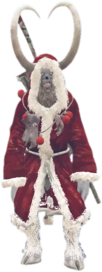 Transparent PNG of the GTA V ped amp_krampus