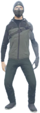 Transparent PNG of the GTA V ped amp_scifimale01