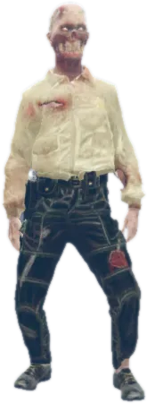 Transparent PNG of the GTA V ped amp_sheriffzombie1