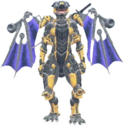 Transparent PNG of the GTA V ped amp_warrior